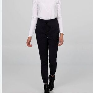 Indygena Gamba Trail Black Jogger Pants Elastic Waist Drawstring Size M Women’s